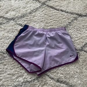 purple nike shorts